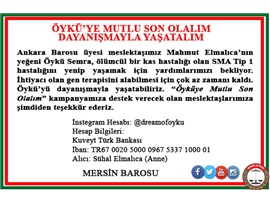 ÖYKÜ’YE MUTLU SON OLALIM, DAYANIŞMAYLA YAŞATALIM