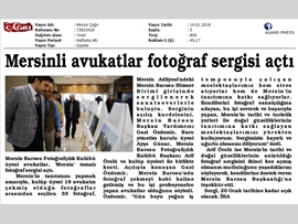 BASINDA BAROMUZ (Baromuzun Fotoğrafçılık Kulübü 'Mersin' Temalı Fotoğraf Sergisi Açtı)