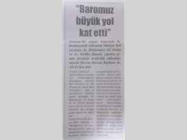 BASINDA BAROMUZ (Anamur'da Yemin Töreni Yapıldı)