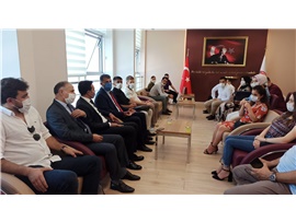 ERDEMLİ CUMHURİYET BAŞSAVCISI YAŞAR ÖZKAN’DAN, ERDEMLİ BARO ODAMIZA ZİYARET