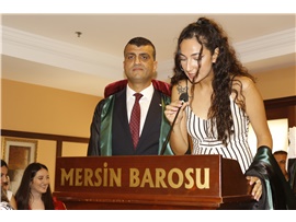 33 STAJYER AVUKATIMIZ YEMİN EDİP CÜBBE GİYDİ