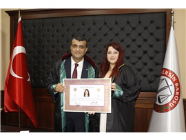 33 STAJYER AVUKATIMIZ YEMİN EDİP CÜBBE GİYDİ