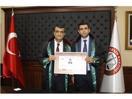 33 STAJYER AVUKATIMIZ YEMİN EDİP CÜBBE GİYDİ