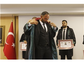 STAJYER AVUKATLARIMIZ, AVUKATLIK RUHSATNAMELERİNİ ALDI