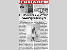 BASINDA BAROMUZ (Baro Bşk. Er: "Çocuklar Suç Sayılan Davranışları Bilmiyor)