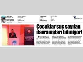 BASINDA BAROMUZ (Baro Bşk. Er: "Çocuklar Suç Sayılan Davranışları Bilmiyor)