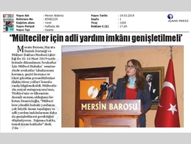 BASINDA BAROMUZ (Avukatlar İçin Mülteci Hukuku Semineri)
