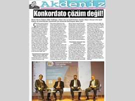BASINDA BAROMUZ (Konkordato Krize Çözüm mü? Konulu Konferans)