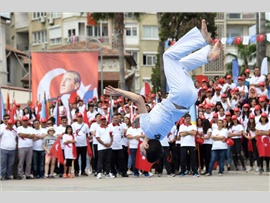 BARO BAŞKANIMIZ AV. ALİ ER 19 MAYIS KUTLAMALARINA KATILDI
