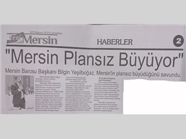 BASINDA BAROMUZ (Barodan İmar Planına Tepki)