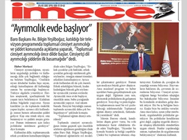 BASINDA BAROMUZ (Baro Bşk. Bilgin Yeşilboğaz: "Cinsiyet Ayrımcılığı Şiddetin İlk Basamağıdır")