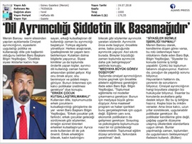 BASINDA BAROMUZ (Baro Bşk. Bilgin Yeşilboğaz: "Cinsiyet Ayrımcılığı Şiddetin İlk Basamağıdır")