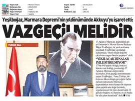 BASINDA BAROMUZ (Yeşilboğaz: "Deprem Planı Kağıt Üzerinde")