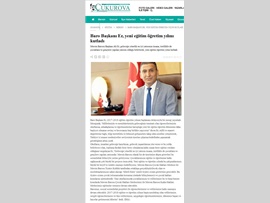 BASINDA BARO (Başkanımızın Yeni Eğitim Öğretim Yılı Mesajı) 19.09.2017