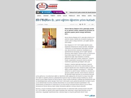 BASINDA BARO (Başkanımızın Yeni Eğitim Öğretim Yılı Mesajı) 19.09.2017