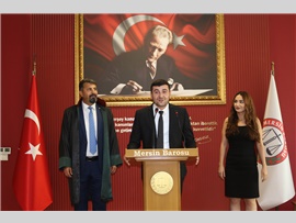 BARO BŞK. BİLGİN YEŞİLBOĞAZ: “HUKUKÇUNUN PUSULASI HUKUKTUR, ADALETTİR, ÖZGÜRLÜKTÜR”