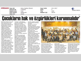 BASINDA BAROMUZ (Baro Başkanımız Av. Ali Er'in 20 Kasım Dünya Çocuk Hakları Günü Mesajı)