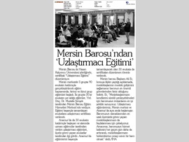 BASINDA BAROMUZ (Baromuzda Uzlaştırmacı Eğitimleri Başladı)