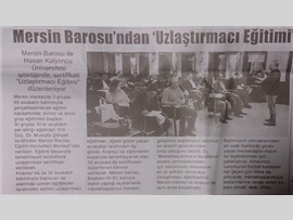 BASINDA BAROMUZ (Baromuzda Uzlaştırmacı Eğitimleri Başladı)