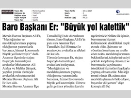 BASINDA BAROMUZ (Anamur'da Yemin Töreni Yapıldı)
