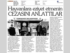 BASINDA BAROMUZ (Hayvan Hakları Komisyonumuz, Hayvanlara Eziyet Etmenin Cezai Yaptırımlarını Anlattı)