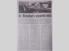 BASINDA BAROMUZ (Baro Başkanımız ve Başkan Yardımcımız, Arabuluculuk Daire Başkanı Hakan Öztatar'ı Makamında Ziyaret Etti.)