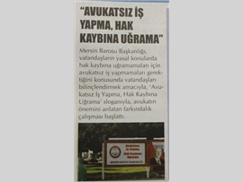 BASINDA BAROMUZ (Baromuz Bilboardlarda Farkındalık Çalışması Başlattı)