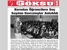 BASINDA BAROMUZ (Baro Bşk. Er: "Çocuklar Suç Sayılan Davranışları Bilmiyor)