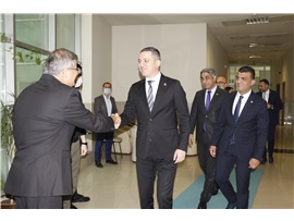 BAROMUZ VE TBB YÖNETİMİNDEN, MERSİN ADALET KOMİSYONU BAŞKANI MUSTAFA KAHVECİ’YE ZİYARET