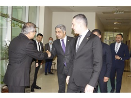 BAROMUZ VE TBB YÖNETİMİNDEN, MERSİN ADALET KOMİSYONU BAŞKANI MUSTAFA KAHVECİ’YE ZİYARET