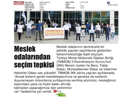 BASINDA BAROMUZ (Mersin Barosu ve Meslek Örgütleri Ortak Basın Açıklaması)