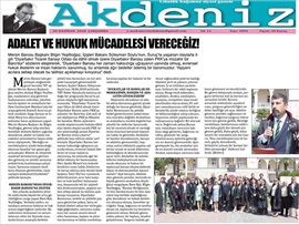 BASINDA BAROMUZ (Mersin Barosu Atatürk Anıtı'na Çelenk Sundu)