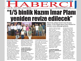 BASINDA BAROMUZ (1/5000'lik Nazım İmar Planı Yeniden Revize Edilecek)