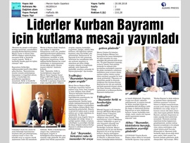 BASINDA BAROMUZ (Kurban Bayramı Mesajı)