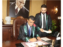 CÜBBE GİYİP AVUKATLIK MESLEĞİNE İLK ADIMI ATTILAR