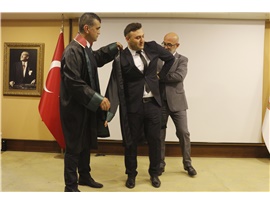 33 STAJYER AVUKTIMIZ CÜBBE GİYDİ