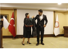 33 STAJYER AVUKTIMIZ CÜBBE GİYDİ