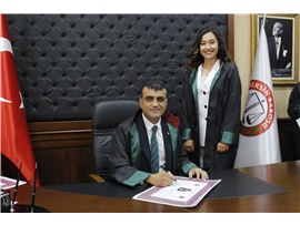 33 STAJYER AVUKTIMIZ CÜBBE GİYDİ