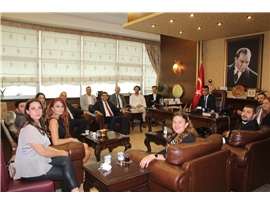 ADANA BAROSU BAŞKANI AV. SEMİH GÖKAYAZ VE YÖNETİM KURULU, BARO BAŞKANIMIZ AV. GAZİ ÖZDEMİR VE YÖNETİM KURULUMUZU ZİYARET ETTİ