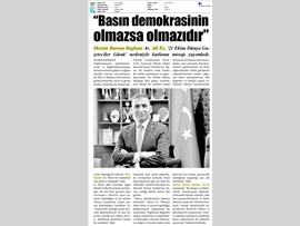 BASINDA BAROMUZ (Baro Başkanımız Dünya Gazeteciler Günü'nü Kutladı) 21. 10. 2017