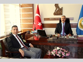 MERSİN ORMAN BÖLGE MÜDÜRÜ SAYIN; MAHMUT YILMAZ'I MAKAMINDA ZİYARET.