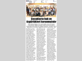 BASINDA BAROMUZ (Baro Başkanımız Av. Ali Er'in 20 Kasım Dünya Çocuk Hakları Günü Mesajı)