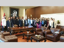 Antalya Barosu tarafından düzenlenen turnuvaya katılan sporcu avukatlarımızın ziyareti