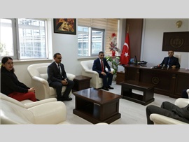 Tarsus Adli Yargı İlk Derece Mahkemesi Adalet Komisyonu Başkanı Sayın; Ferhat KARAKUŞ’ u Ziyaret