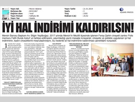 BASINDA BAROMUZ ("İyi Hal İndirimi Kadın Cinayetleri Meşrulaştırıyor")