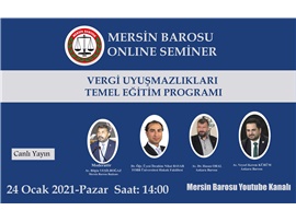 VERGİ UYUŞMAZLIKLARI TEMEL EĞİTİM PROGRAMI
