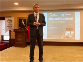 KAT MÜLKİYETİ HUKUKU SEMİNERİ DÜZENLENDİ