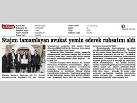 BASINDA BAROMUZ (İlçelerde İlk  Kez Yemin Töreni Düzenleniyor)