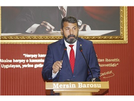 MERSİN BAROSU 95. KURULUŞ YILDÖNÜMÜNÜ KUTLADI