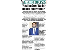 BASINDA BAROMUZ (Yeşilboğaz: "Gezi Davasında Hukuk Cinayeti İşlenmiştir")